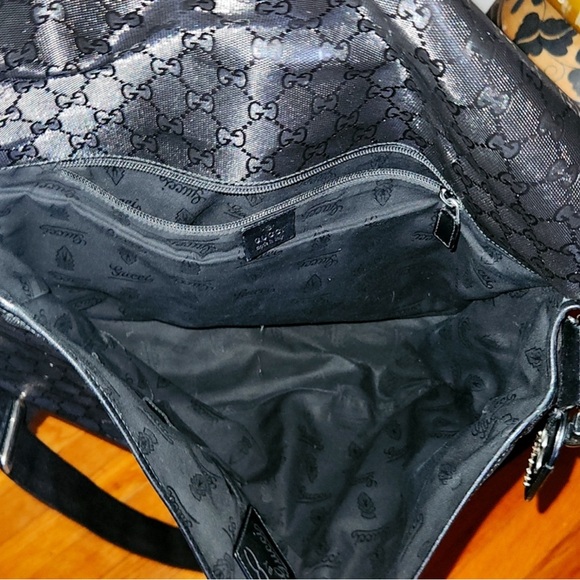 GUCCI Imprime Monogram Medium Web 500 edition unisex Messenger bag. - Picture 6 of 9